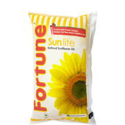 Fortune refined sunflower oil  1 lit - pouch 